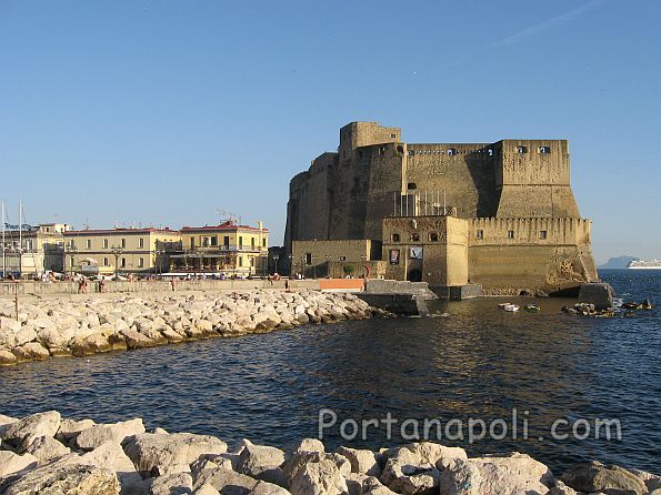 Castel dell'Ovo seen from via Partenope