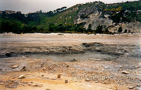 Crater of the volcano 