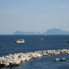 Capri seen from via Partenope in Napoli