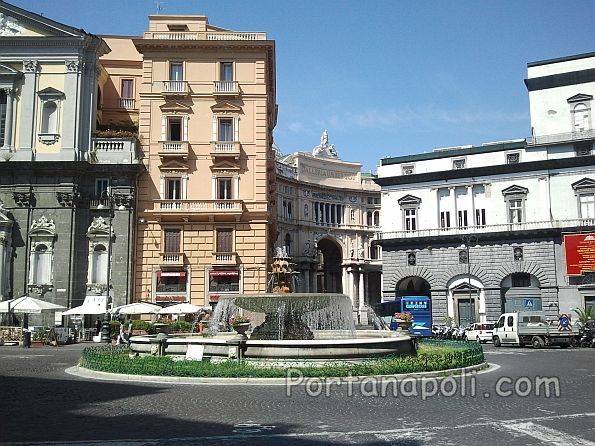 Fontana del Carciofo at Piazza Trieste e Trento in Naples