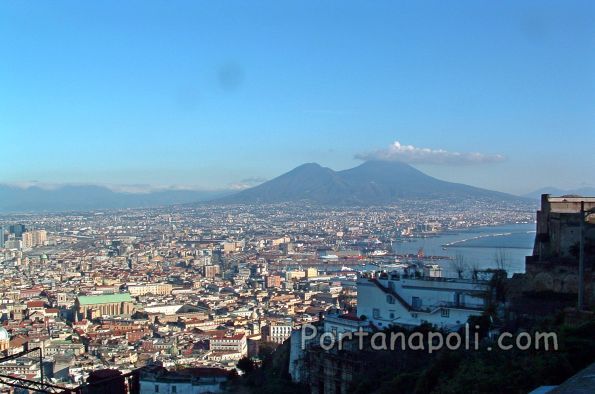 Naples' panorama from Sant'Elmo hill